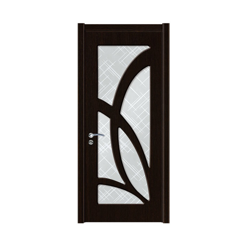 Черные переплетенные кривые внутренняя дверь ПВХ