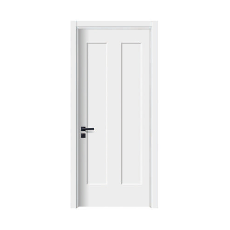 Вертикальный параллельный идентичный рисунок дверь белой грунтовки