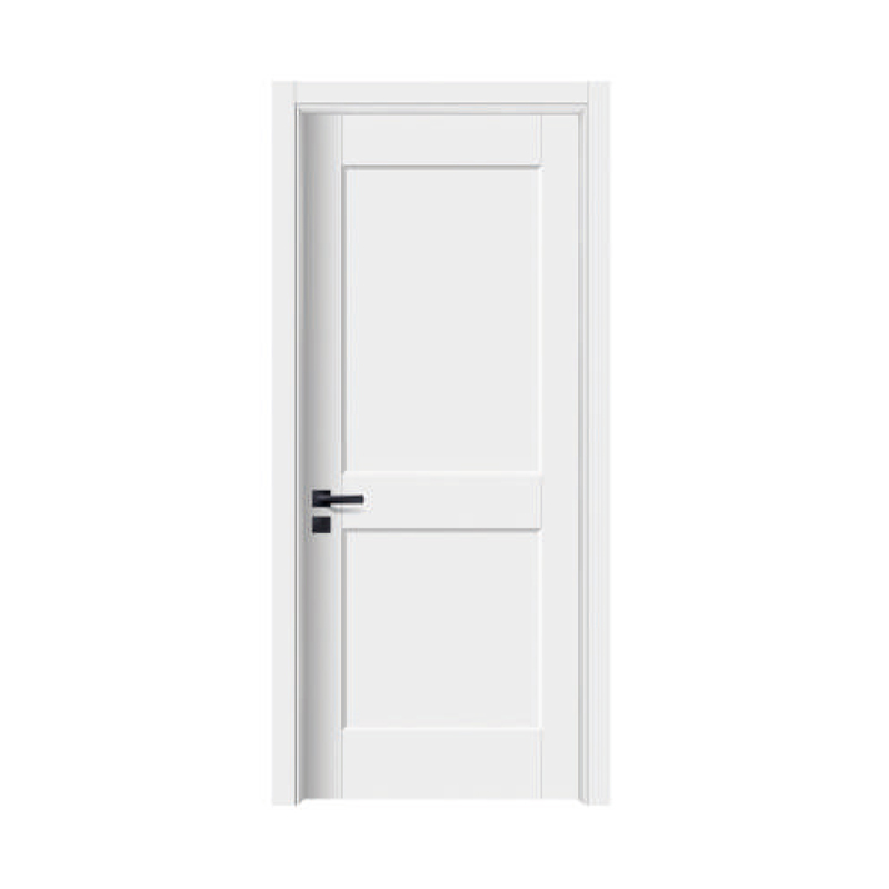 Две дверь белой грунтовки в двух разных депрессиях